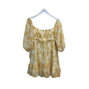 C+D+M Dress Yellow Size M NWT